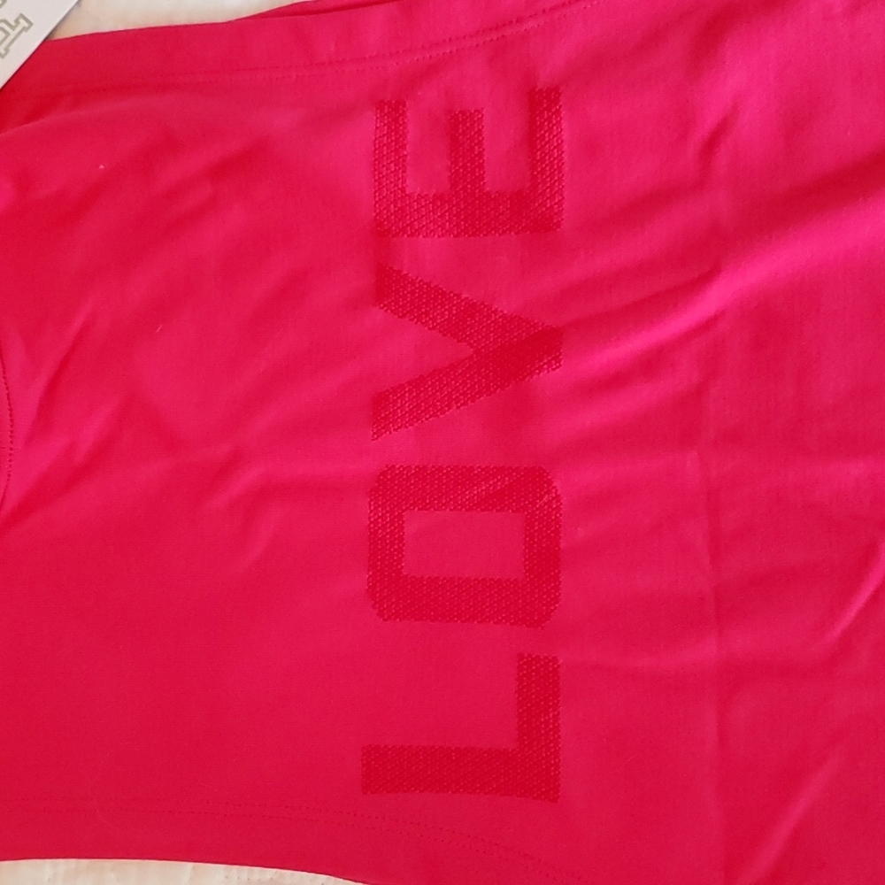 Victoria's Secret Pink Spiritual Gangster LOVED Active Tank, Size XS, Red - Picture 9 of 11